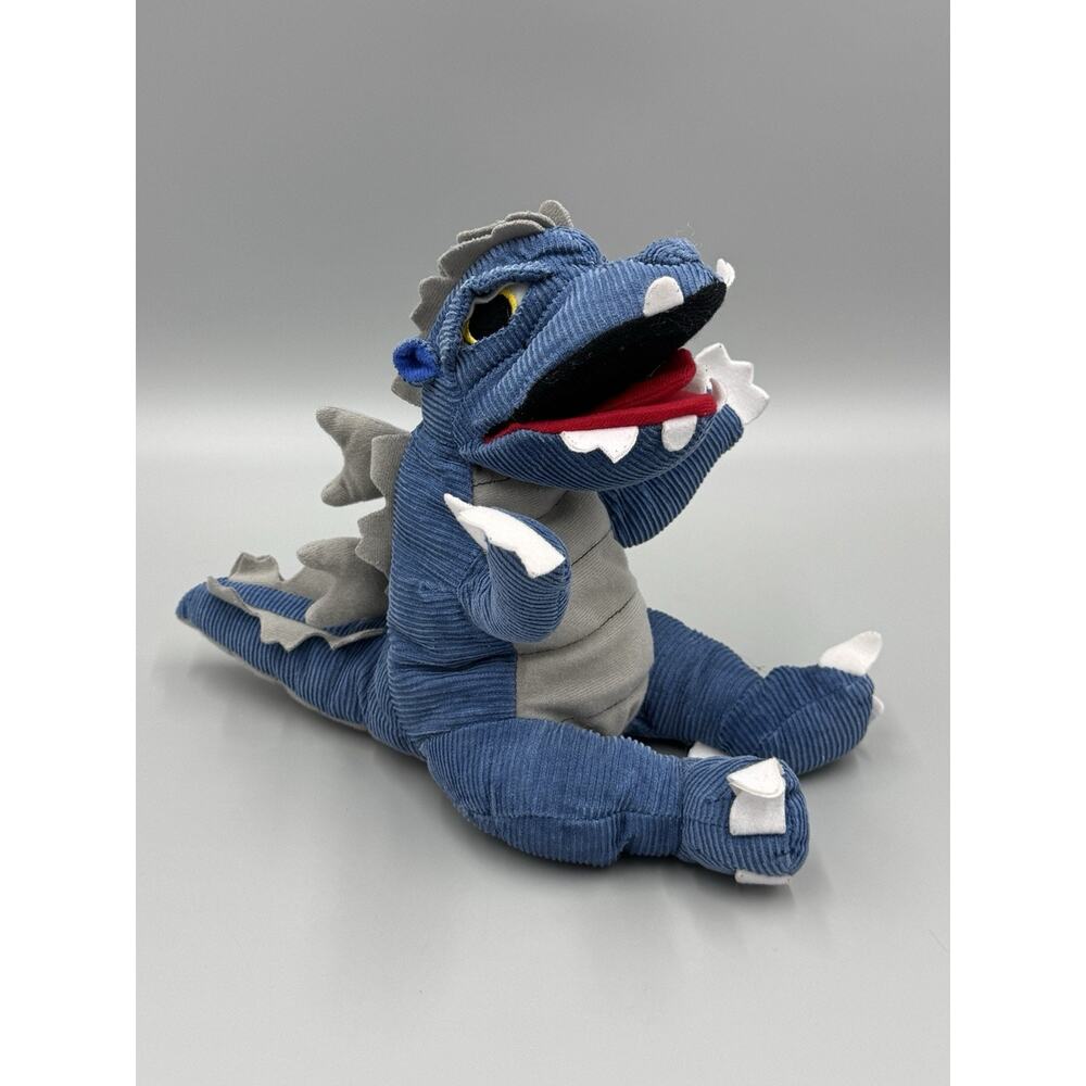 Baby Godzilla Plush Blue Corduroy Monster 9” Stuffed Animal Toy Vault No Tag